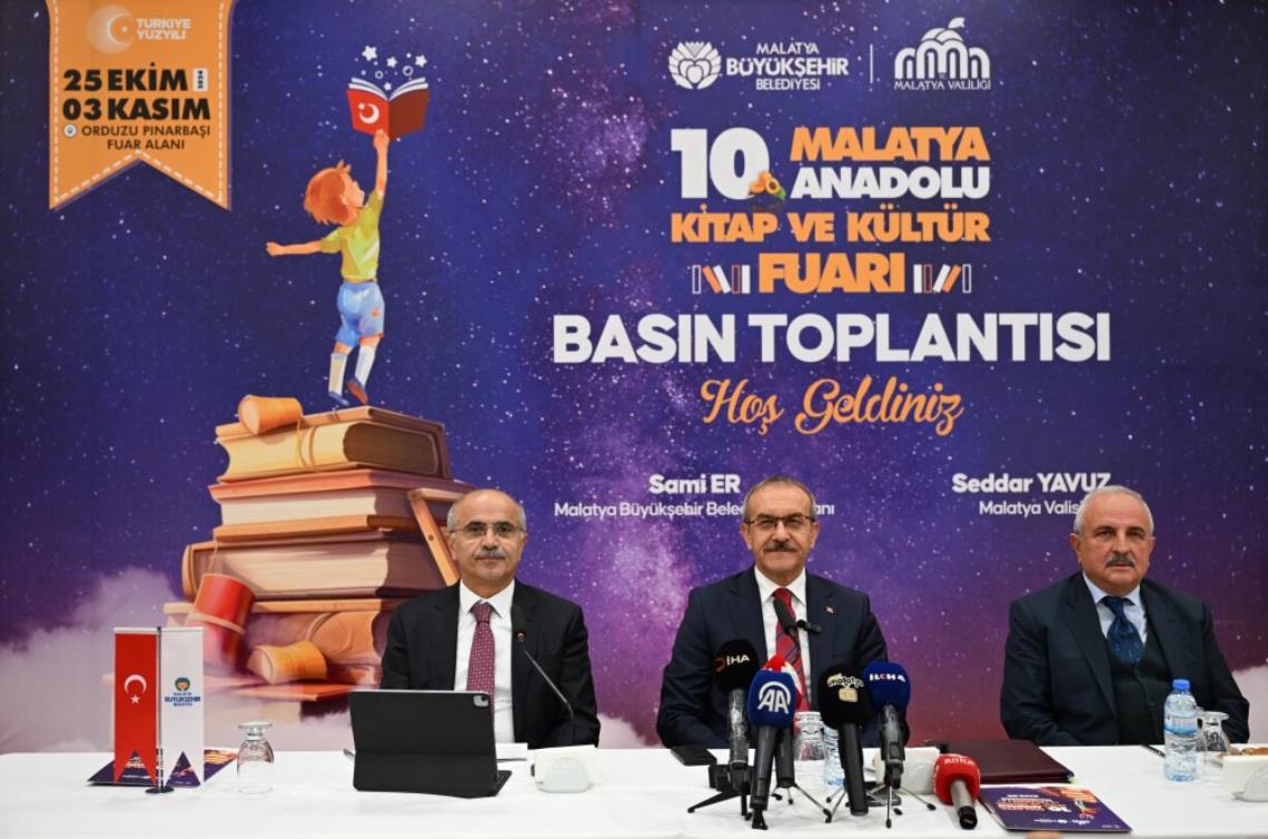 MALATYA ANADOLU KİTAP VE KÜLTÜR FUARI’NIN BİLGİLENDİRME TOPLANTISI’NDA KONUŞAN BAŞKAN ER, DEPREMLE SARSILDIK AMA KİTAPLA GÜÇLENİYORUZ