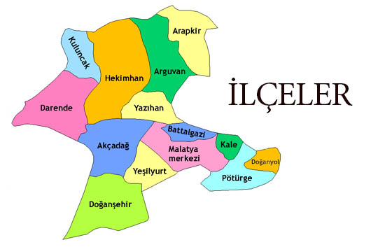 Malatyanın İlçeleri