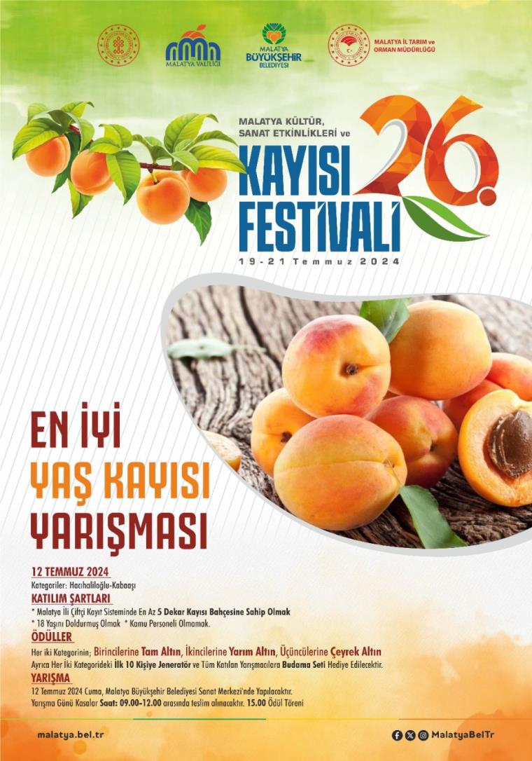 En İyi Yaş Kayısı Yarışması 12 Temmuz 2024