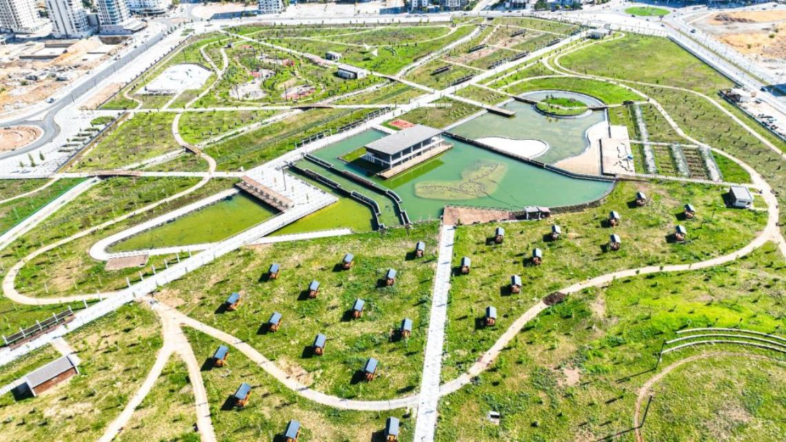 MALATYA'YA NEFES ALDIRACAK 100. YIL KENT PARKI ÇALIŞMALARINDA SONA GELİNDİ