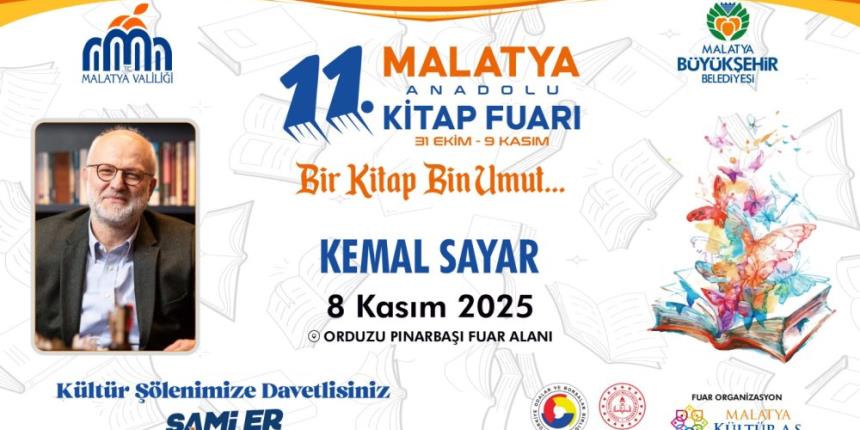 ONUR KONUĞU PROF. DR. KEMAL SAYAR MALATYA KİTAP FUARI’NDA