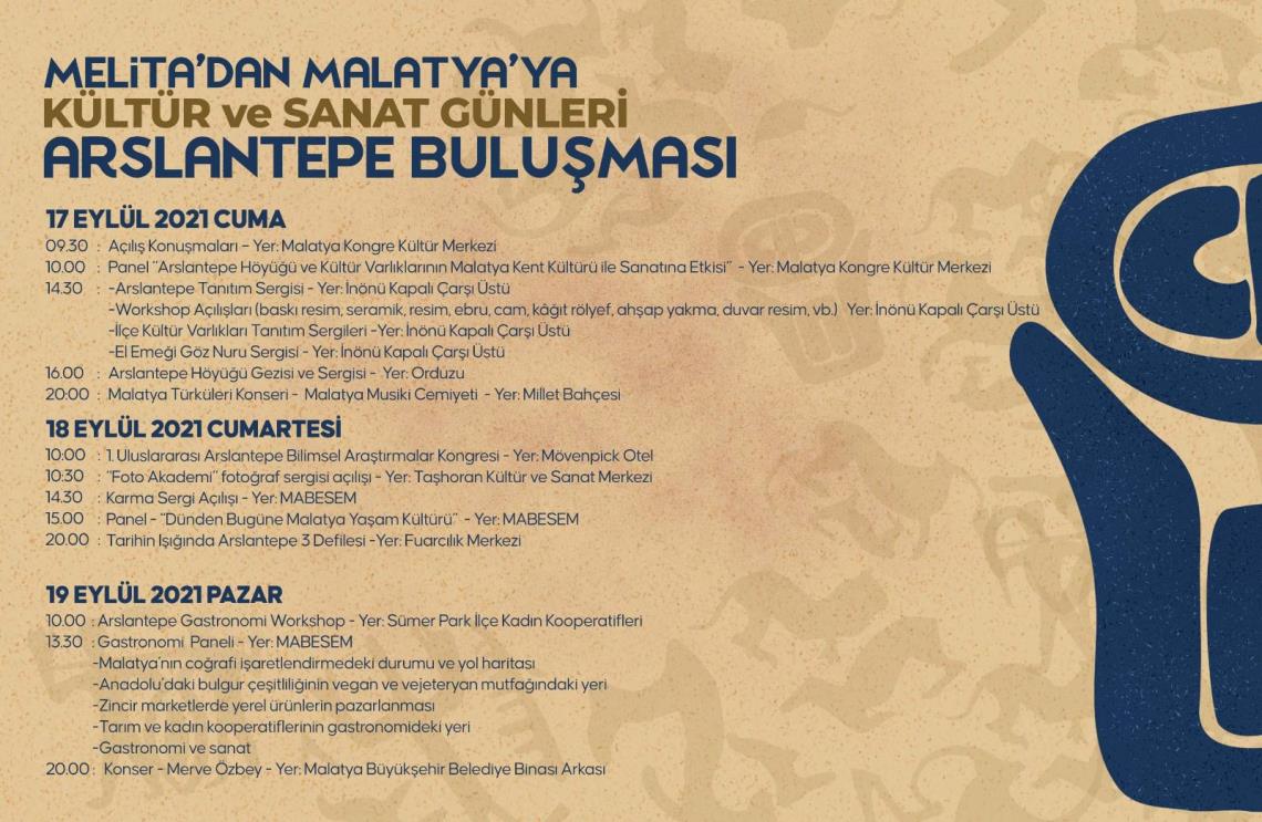 I.ULUSLARARASI MELİTA’DAN MALATYA’YA TANITIM GÜNLERİ